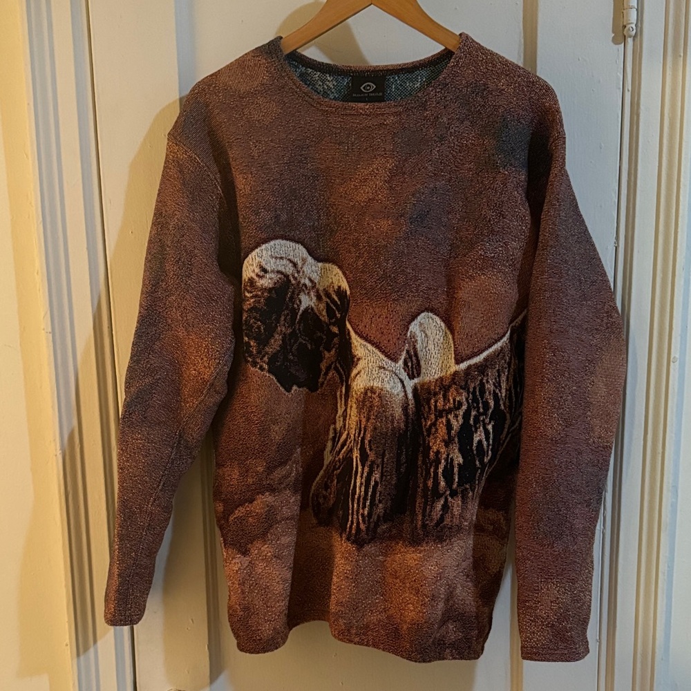 Men's Brown Graphic Sweatshirt